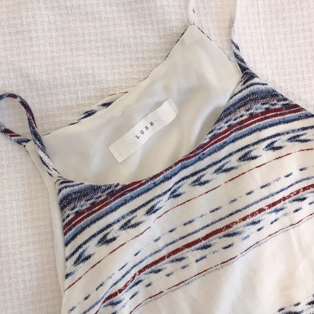 Lush high neck cami maxi dress